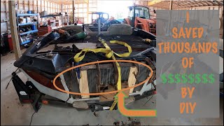 IMPOSSIBLE Transom Repair  DIY Bass Boat Repair [upl. by Radferd913]