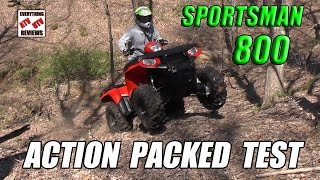 POLARIS 800 SPORTSMAN OffRoad Trail Review Most Under Rated Big Bore ATV [upl. by Ashlee]