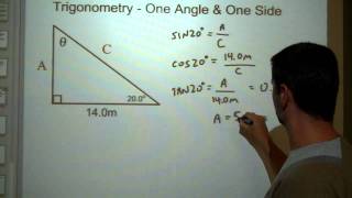 Trig one side one angle [upl. by Adiela]