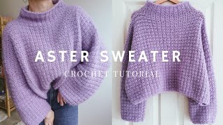 🌸 SWETER ASTER NA SZYDEŁKU  MIGAIA 🌸 [upl. by Cykana]