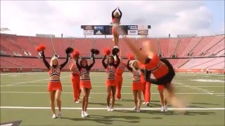 Top 35 Tumbling Passes  College Cheerleaders 3521 [upl. by Rainie]