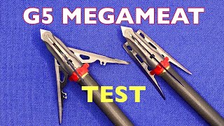 G5 MEGAMEAT Broadhead Test [upl. by Amsirhc]