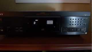 Sony CDPXA7es Top of the Line CD player overview [upl. by Nnyllaf]