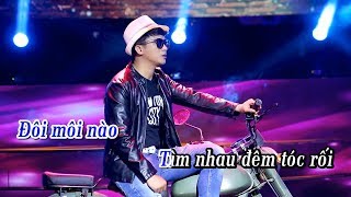 KARAOKE  Đêm Tóc Rối St Hàn Châu  Lê Sang [upl. by Aelegna]