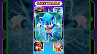 Guess The Meme Song । Sonic Meme Songs। Sonic The Hedgehog 3 memes shinsonic sonic shorts [upl. by Rothenberg]