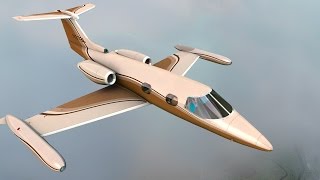 LHC Learjet 24B Cold Startup [upl. by Notsyrb]