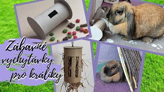 Zábavné vychytávky pro králíky  DIY INTERESTING TWEAKS FOR RABBITS [upl. by Wernick]