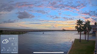 Galveston Texas 247 Live Camera BNSF Railroad Fishing Sunsets Trains and More [upl. by Anna-Diane]