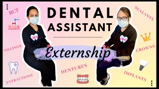 DENTAL ASSISTING EXTERNSHIP TIPS How to get hired at your dental assisting externship [upl. by Aserehs1]