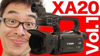 Canon 業務用デジタルビデオカメラ XA20がやってきた！ 開封編 前編 [upl. by Eilla]