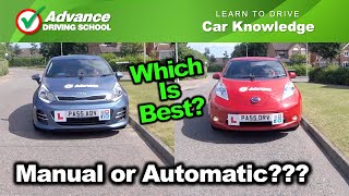 Manual or Automatic  Learn to drive Car Knowledge [upl. by Stace235]