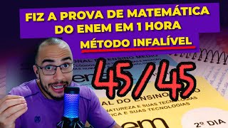 COMO ACERTAR MAIS DE 40 QUESTÕES DE MATEMÁTICA NO ENEM [upl. by Delogu431]