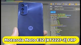 Moto E32 XT22272 2023 Bypass google account android 11 frp [upl. by Georgianne]