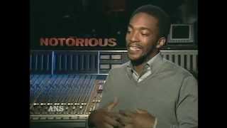 ANTHONY MACKIE ON TUPAC ROLE IN NOTORIOUS ANS INTERVIEW [upl. by Johm]