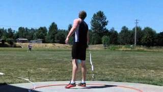 Ryan Crouser National High School Discus Record 2375quot [upl. by Aihseit]