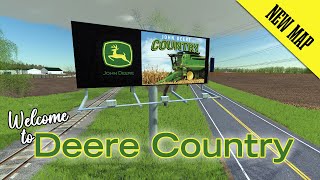 If Youre a John Deere Fan You Are Going to LOVE this  Deere Country Map Tour  FS19 [upl. by Ahsemaj]