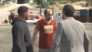 GTA V Franklin meets trevor [upl. by Acinimod]