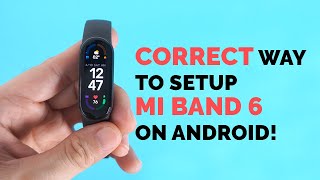 Xiaomi Mi Band 6  Complete Setup for Android [upl. by Westberg634]