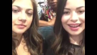 Miranda Cosgrove LIVECHAT with Mia Serafino amp Carlease Burke [upl. by Nosmirc73]