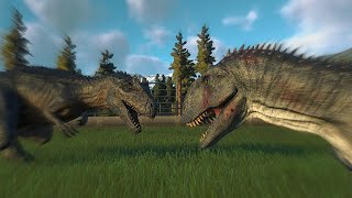 Allosaurus vs Majungasaurus  Jurassic World Evolution 2 [upl. by Kira4]