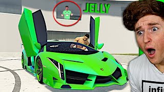 I STOLE Jellys Car In GTA 5 [upl. by Ladin]