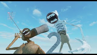 ROBLOX ANIMATION Trevor Henderson Great Mother Megaphone VS Megahorn [upl. by Ahsemed]