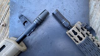 AK47 vs AR15 CRAZY Difference In Steel Penetration [upl. by Aleyak]