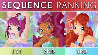 Winx Club RANKING Who has the best sequence per transformation [upl. by Orlosky]