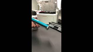 HP LaserJet M130 Cleaning 19A Bad Print Quality [upl. by Nnyw]