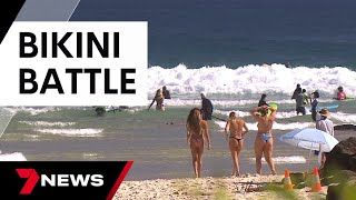 Gold Coast afire with debate over banning Gstring bikinis in the streets  7 News Australia [upl. by Rhetta]