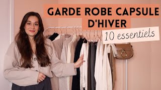 GARDE ROBE CAPSULE DHIVER  10 essentiels Mode dHiver  Lauriane Villa [upl. by Yalonda]