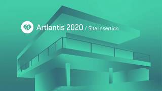 Artlantis 2020  Site insertion [upl. by Guarino]