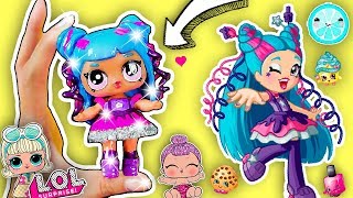 CUSTOM SHOPKINS Shoppies LOL Surprise Doll DIY 🎀 LOL DOLLS TOY TUTORIAL  CUSTOMS [upl. by Eppes]