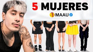 5 MUJERES VS MAAU  ONE COIN 🪙 [upl. by Topliffe]