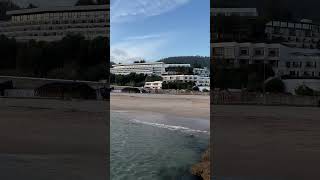 Sunset in Sesimbra Portugal 🇵🇹 christianoronaldo portugal sunset travel youtube november [upl. by Asen]