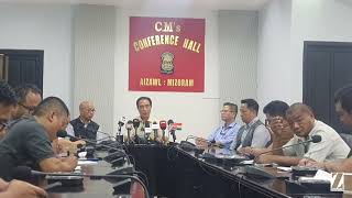 CM Press Conference  SASCI sum lapse chungchang a sawifiah [upl. by Ynohtnaeoj]