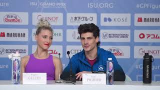 ISU Grand Prix Final｜Ice Dance｜Skaters comment on their performance after rhythm dance [upl. by Oinotnaesoj480]