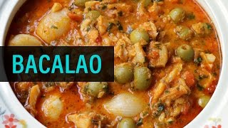 Receta Bacalao A La Vizcaina [upl. by Lael]