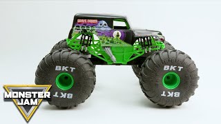 Mega Grave Digger  Driving Mega Grave Digger  Monster Jam [upl. by Einnaffit]