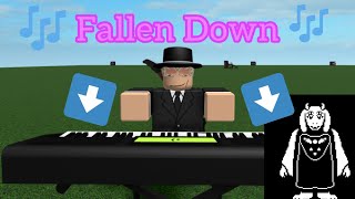 Fallen Down  Roblox Piano Undertale [upl. by Barker895]