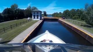 Erie Canal Lock 21 time lapse [upl. by Nonnel]