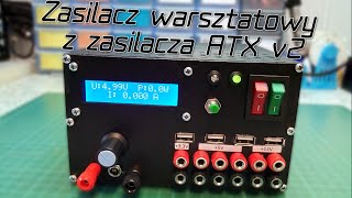 Zasilacz warsztatowy z zasilacza ATX v2 [upl. by Wynny]