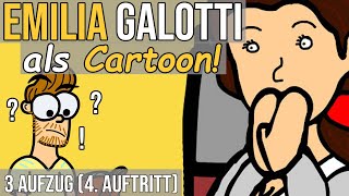 Emilia Galotti Lessing als Cartoon 3 Aufzug 4 Auftritt [upl. by Renferd]