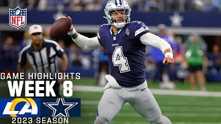 Los Angeles Rams vs Dallas Cowboys Game Highlights  NFL 2023 Week 8 [upl. by Surad292]