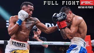 Matias vs Ponce FULL FIGHT February 25 2023  PBC on Showtime [upl. by Jerald]