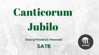 Canticorum Jubilo  Georg Friedrich Handel SATB [upl. by Stelle]