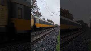 RegioJet R 1310 train departing from Stará Boleslav station 12102024 [upl. by Enrahs]