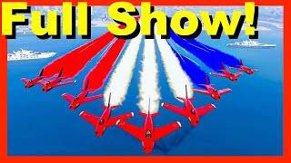 Full 9 Jet Airshow GTA Online [upl. by Jaquelin]