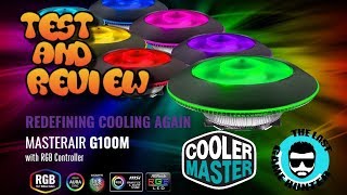 Cooler Master MasterAir G100M RGB CPU cooler Test and Review [upl. by Brace701]