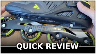 Rollerblade Macroblade 80  Quick Review [upl. by Ellevel]